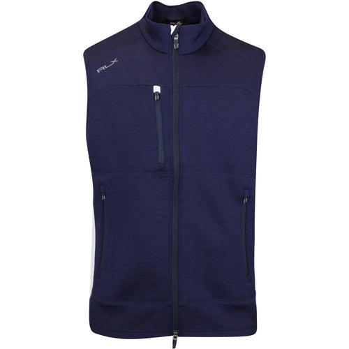 RLX Golf Gilet - Double Knit Vest - Refined Navy AW24