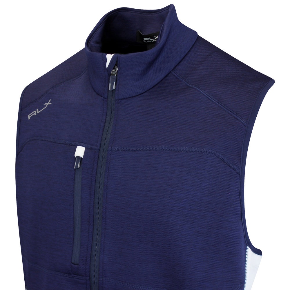 RLX Golf Gilet - Double Knit Vest - Refined Navy AW24