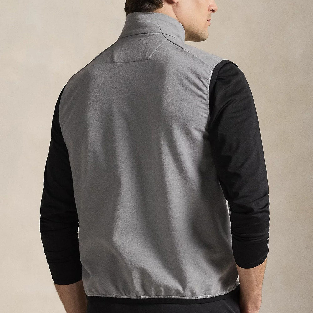RLX Golf Gilet - RL Tour Pro Logo Tech Terry FZ - Peak Grey SS26