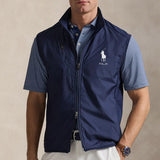 RLX Golf Gilet - RL Tour Pro Logo Tech Terry FZ - Refined Navy SS26