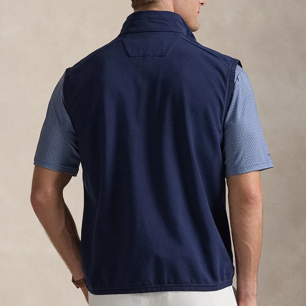 RLX Golf Gilet - RL Tour Pro Logo Tech Terry FZ - Refined Navy SS26