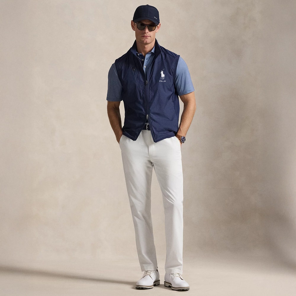 RLX Golf Gilet - RL Tour Pro Logo Tech Terry FZ - Refined Navy SS26