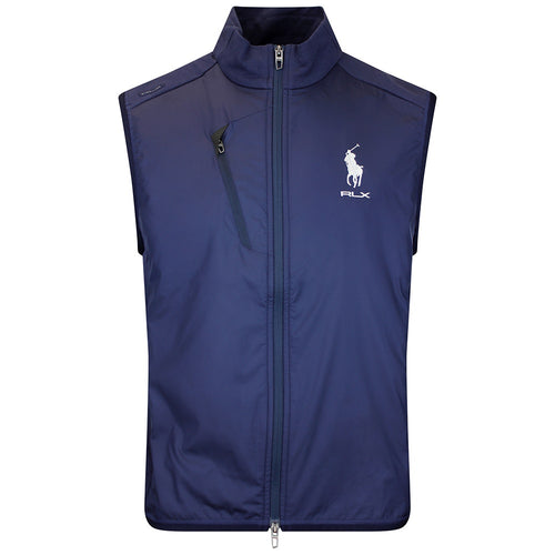 RLX Golf Gilet - RL Tour Pro Logo Tech Terry FZ - Refined Navy SS26