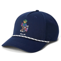 RLX Golf Hat - Holiday Bear Logo Cap - Refined Navy AW26