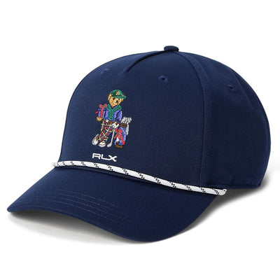 RLX Golf Hat - Holiday Bear Logo Cap - Refined Navy AW26