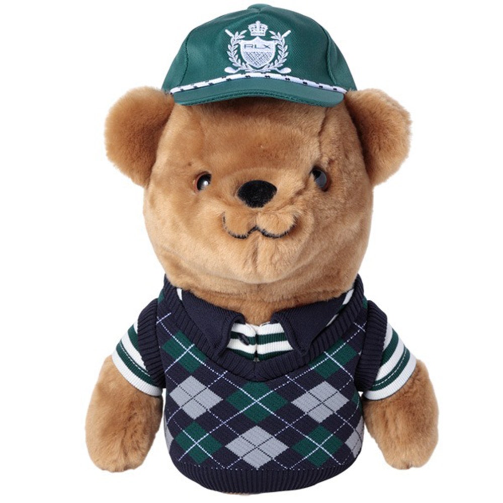 RLX Golf Headcover - Plush Bear Logo - Refined Navy SS26