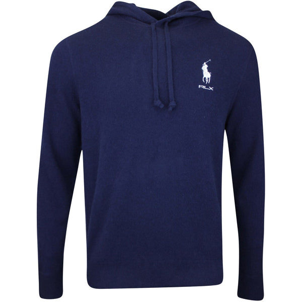RLX Golf Hoodie - RL Tour Pro Logo Washable Cashmere - Ref. Navy SS25