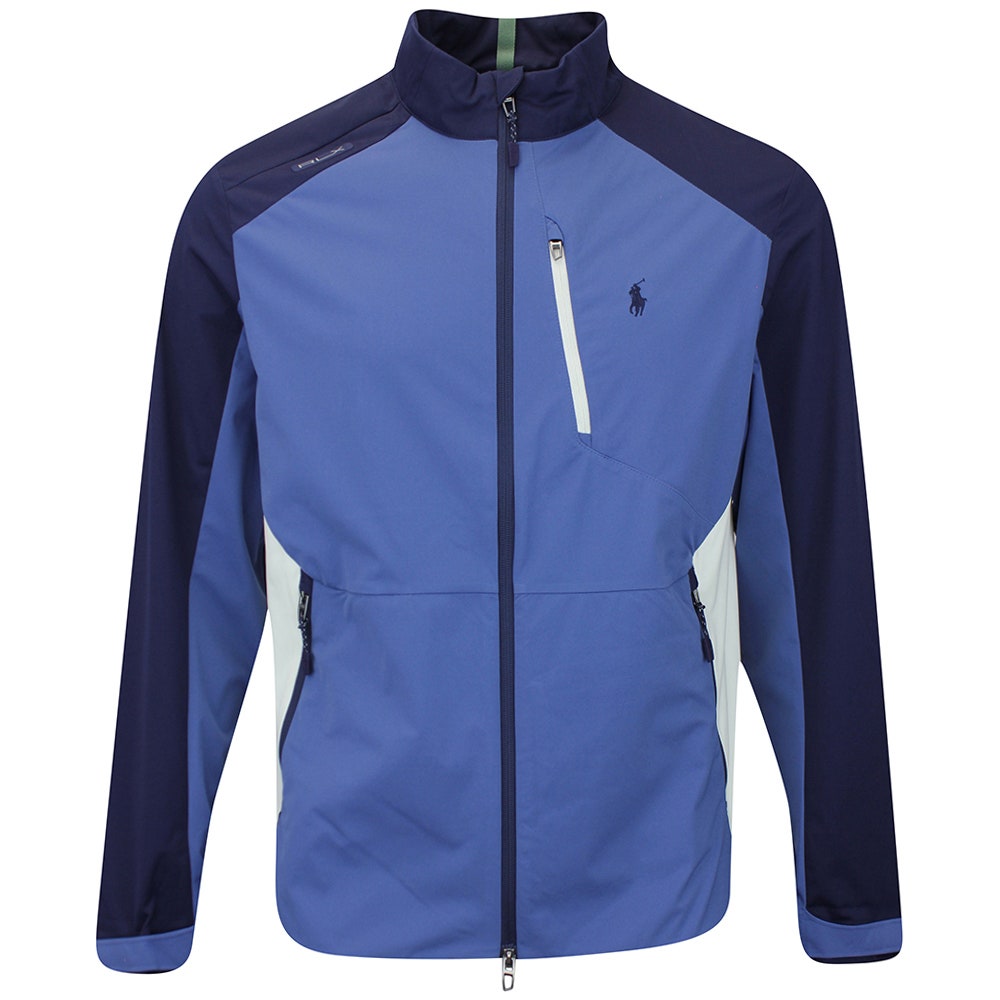 RLX Golf Jacket - 2.5 Layer Packable FZ - Old Royal Multi FA25