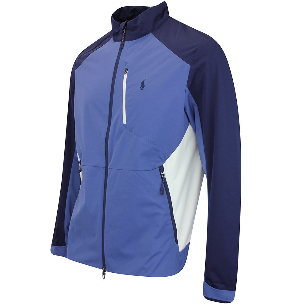 RLX Golf Jacket - 2.5 Layer Packable FZ - Old Royal Multi FA25