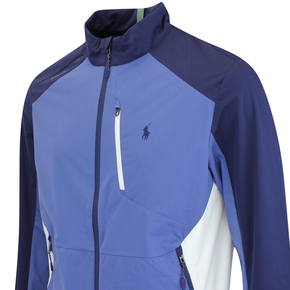 RLX Golf Jacket - 2.5 Layer Packable FZ - Old Royal Multi FA25