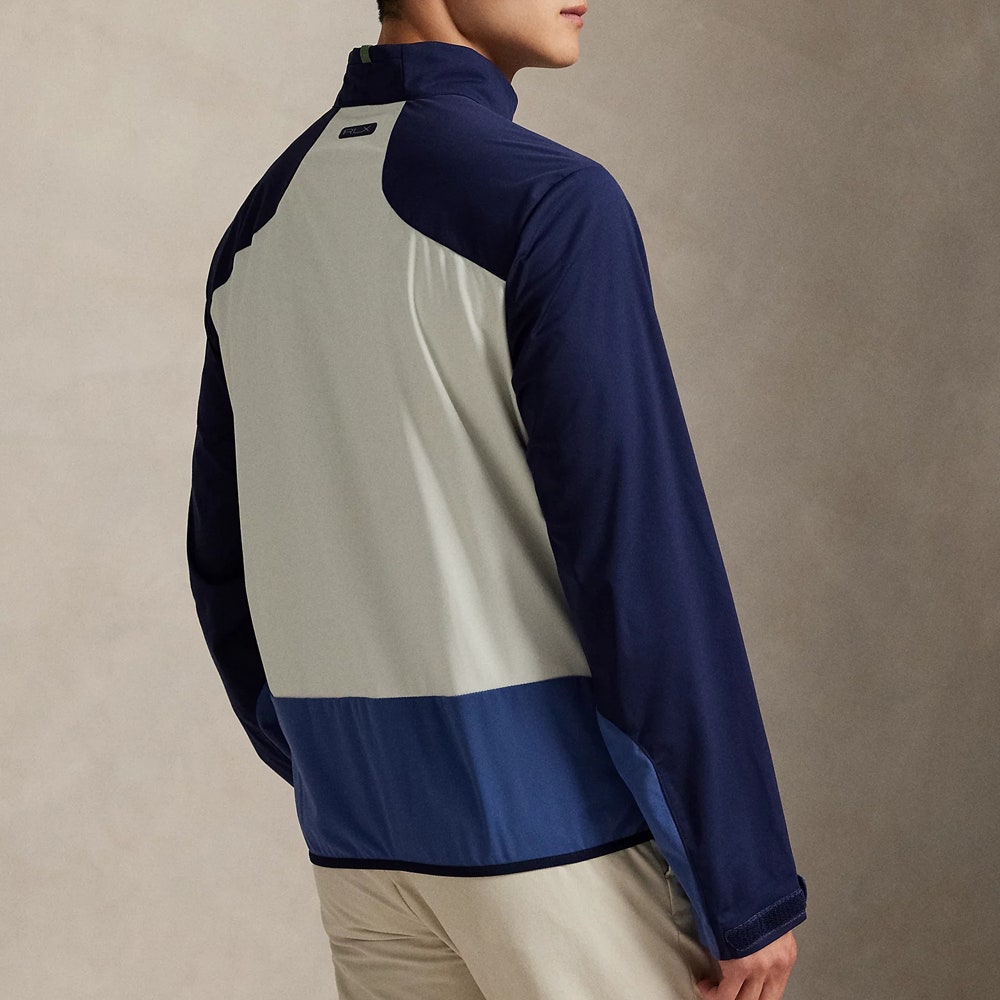 RLX Golf Jacket - 2.5 Layer Packable FZ - Old Royal Multi FA25