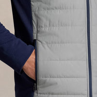 RLX Golf Jacket - Quilted Coolwool FZ - Peak Grey AW24