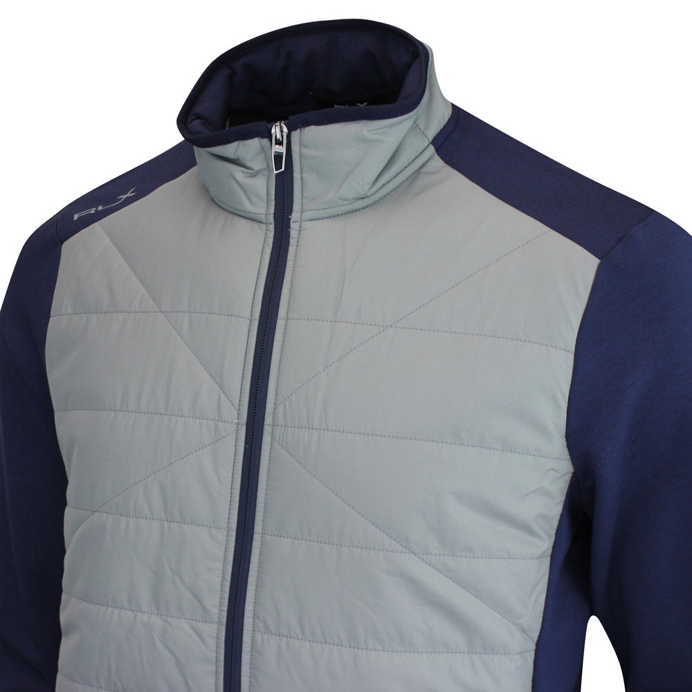 RLX Golf Jacket - Quilted Coolwool FZ - Peak Grey AW24