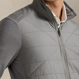 RLX Golf Jacket - RL Tour Pro Logo Coolwool FZ - Peak Grey FA25