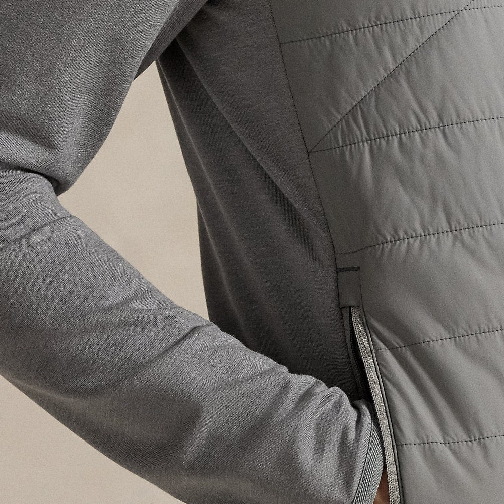 RLX Golf Jacket - RL Tour Pro Logo Coolwool FZ - Peak Grey FA25