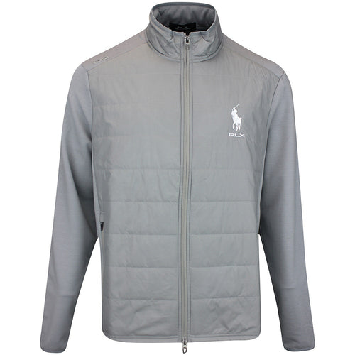 RLX Golf Jacket - RL Tour Pro Logo Coolwool FZ - Peak Grey FA25