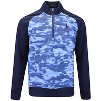RLX Golf Jacket - RL Tour Pro Logo Quilted TechWool - Royal Camo FA25