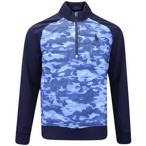 RLX Golf Jacket - RL Tour Pro Logo Quilted TechWool - Royal Camo FA25