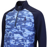 RLX Golf Jacket - RL Tour Pro Logo Quilted TechWool - Royal Camo FA25