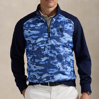 RLX Golf Jacket - RL Tour Pro Logo Quilted TechWool - Royal Camo FA25
