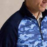 RLX Golf Jacket - RL Tour Pro Logo Quilted TechWool - Royal Camo FA25