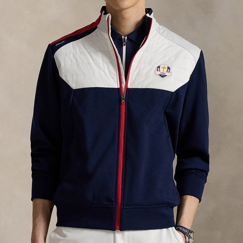 RLX Golf Jacket - Ryder Cup Quilted Coolwool - Team USA 2025