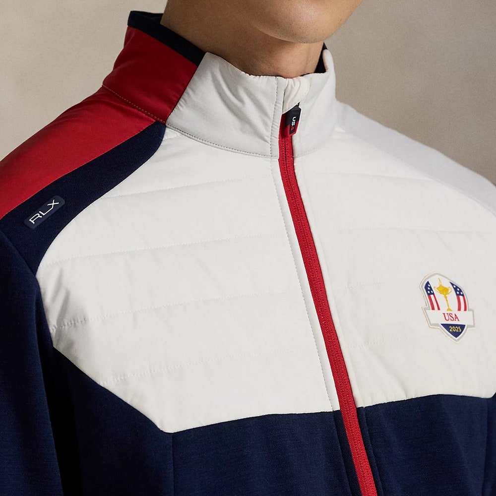 RLX Golf Jacket - Ryder Cup Quilted Coolwool - Team USA 2025