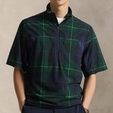 RLX Golf Jacket - Woven SS Windshirt - Tartan Print SS26
