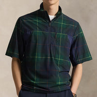RLX Golf Jacket - Woven SS Windshirt - Tartan Print SS26