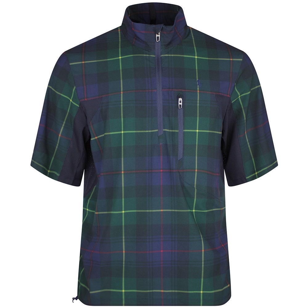 RLX Golf Jacket - Woven SS Windshirt - Tartan Print SS26