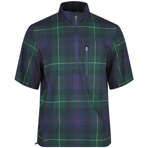 RLX Golf Jacket - Woven SS Windshirt - Tartan Print SS26