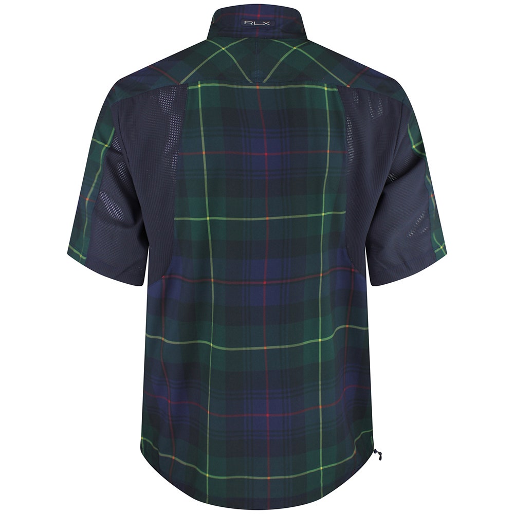 RLX Golf Jacket - Woven SS Windshirt - Tartan Print SS26