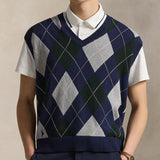 RLX Golf Jumper - CoolMax Sweater Vest - Argyle Multi SS26