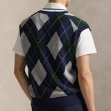 RLX Golf Jumper - CoolMax Sweater Vest - Argyle Multi SS26