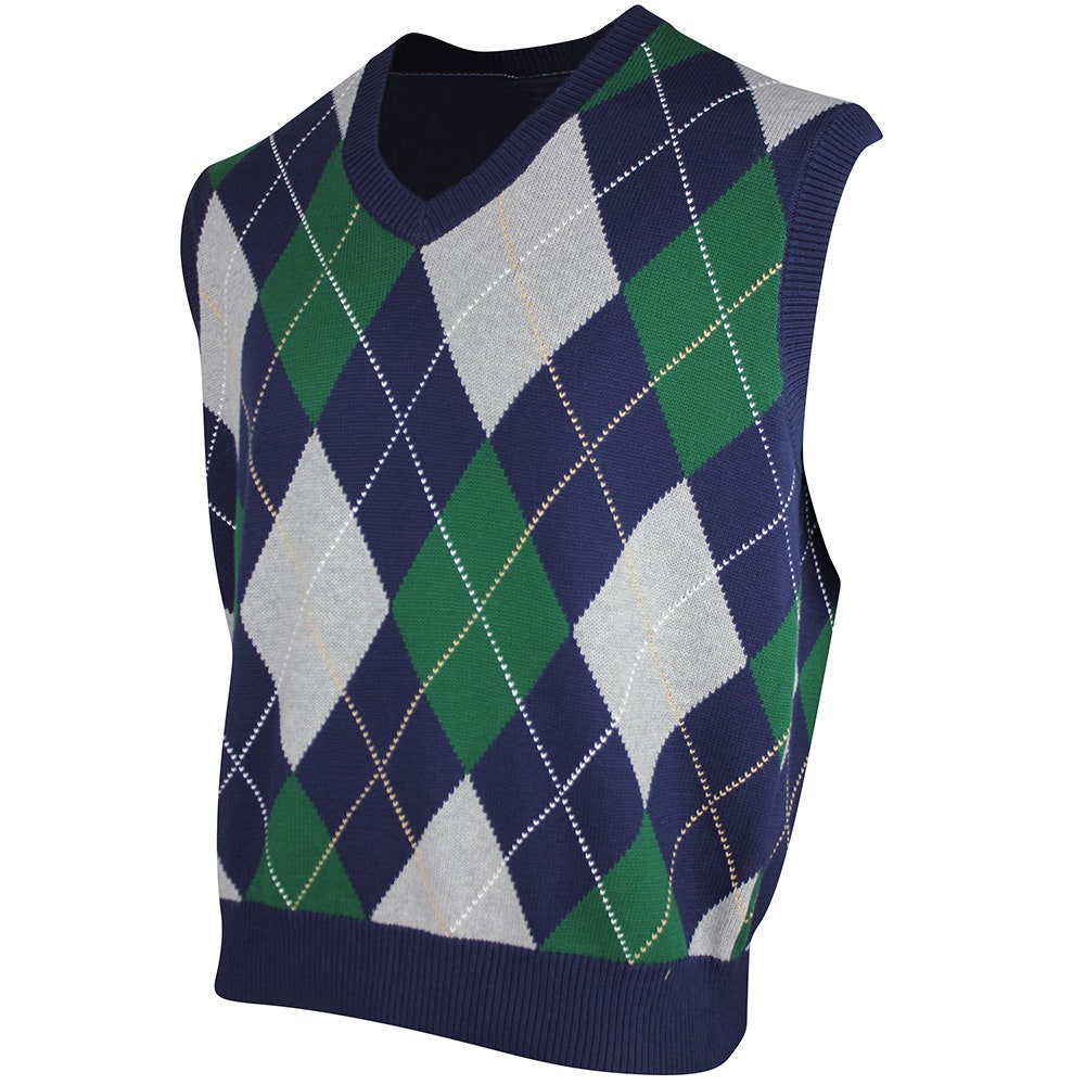 RLX Golf Jumper - CoolMax Sweater Vest - Argyle Multi SS26