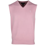RLX Golf Jumper - CoolMax Sweater Vest - Dusty Carmel Pink SS26