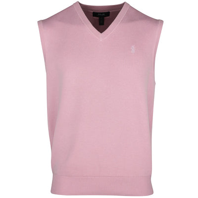 RLX Golf Jumper - CoolMax Sweater Vest - Dusty Carmel Pink SS26