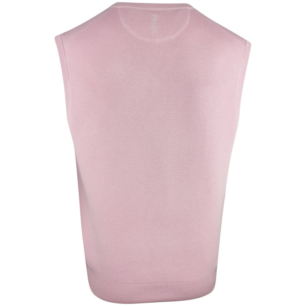 RLX Golf Jumper - CoolMax Sweater Vest - Dusty Carmel Pink SS26