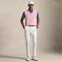 RLX Golf Jumper - CoolMax Sweater Vest - Dusty Carmel Pink SS26