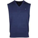 RLX Golf Jumper - CoolMax Sweater Vest - Twilight Navy Heather SS26