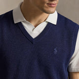 RLX Golf Jumper - CoolMax Sweater Vest - Twilight Navy Heather SS26