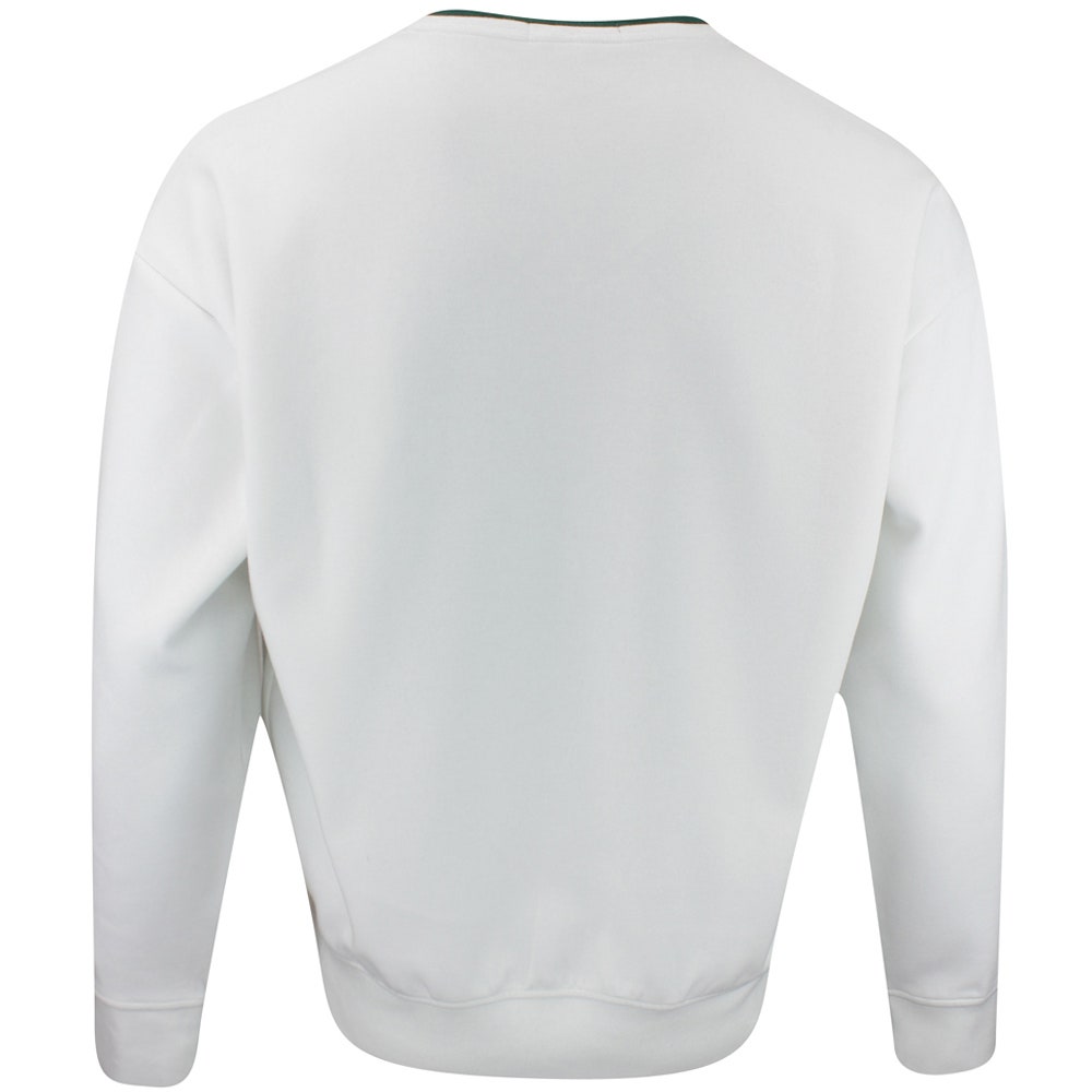RLX Golf Jumper - Double Knit Tech V Neck - Ceramic White SS25