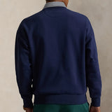 RLX Golf Jumper - Heavyweight Bear Logo CN - Refined Navy SS26