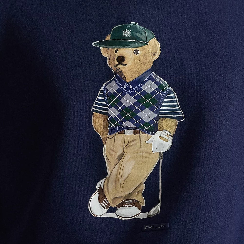 RLX Golf Jumper - Heavyweight Bear Logo CN - Refined Navy SS26