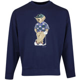 RLX Golf Jumper - Heavyweight Bear Logo CN - Refined Navy SS26