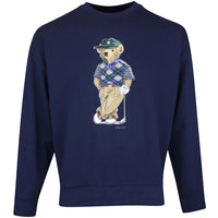 RLX Golf Jumper - Heavyweight Bear Logo CN - Refined Navy SS26