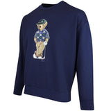RLX Golf Jumper - Heavyweight Bear Logo CN - Refined Navy SS26