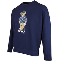RLX Golf Jumper - Heavyweight Bear Logo CN - Refined Navy SS26