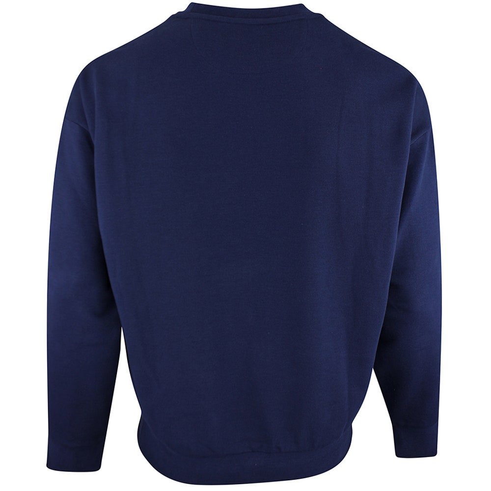 RLX Golf Jumper - Heavyweight Bear Logo CN - Refined Navy SS26