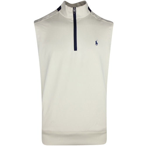 RLX Golf Jumper - Lux Performance QZ Vest - Basic Sand SS25